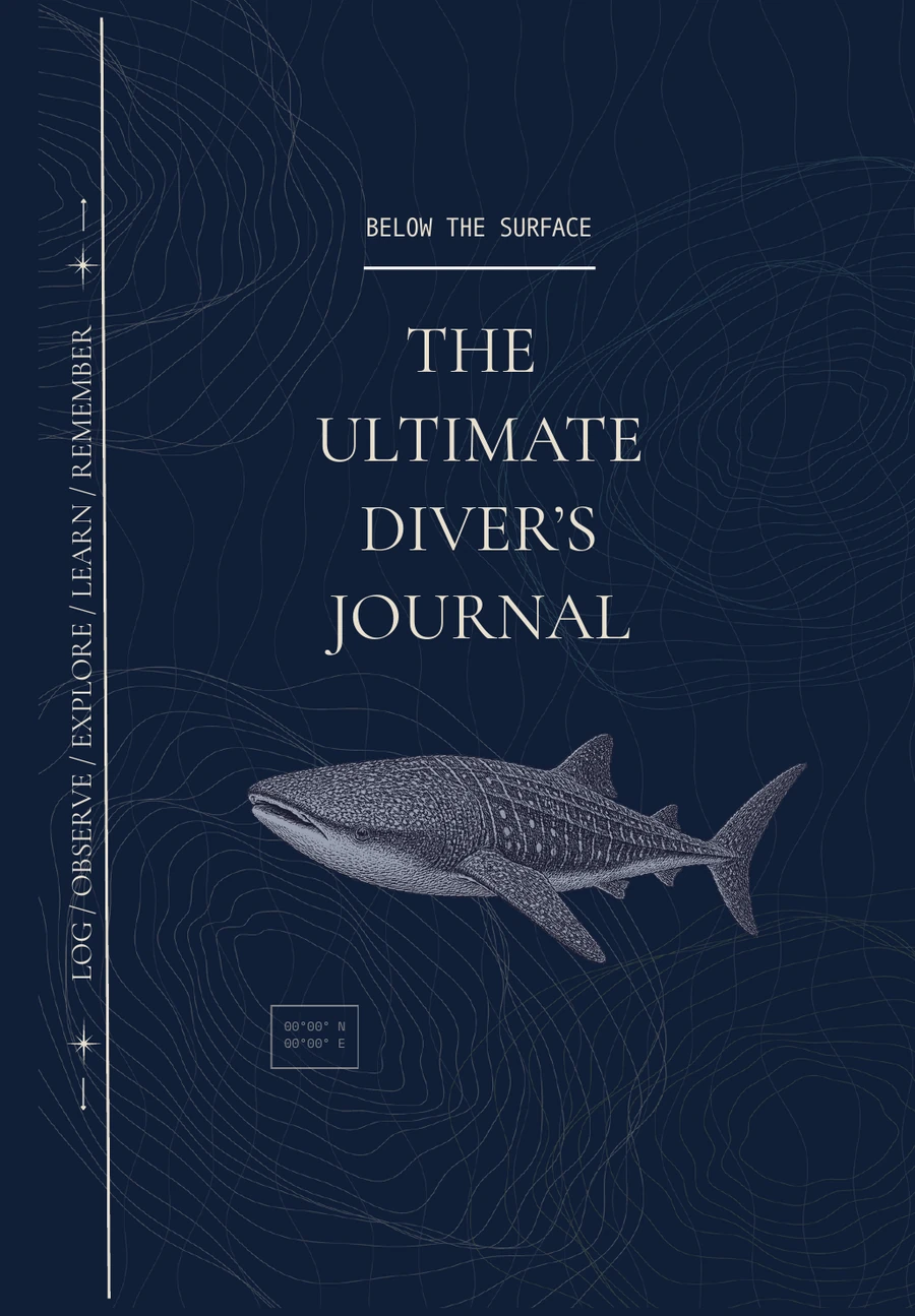 Whale Shark Below the Surface journal cover