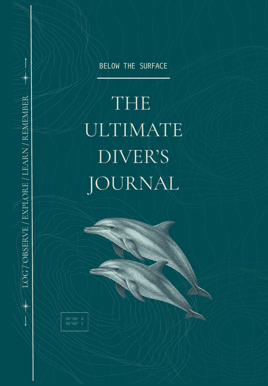 Dolphins Below the Surface journal cover