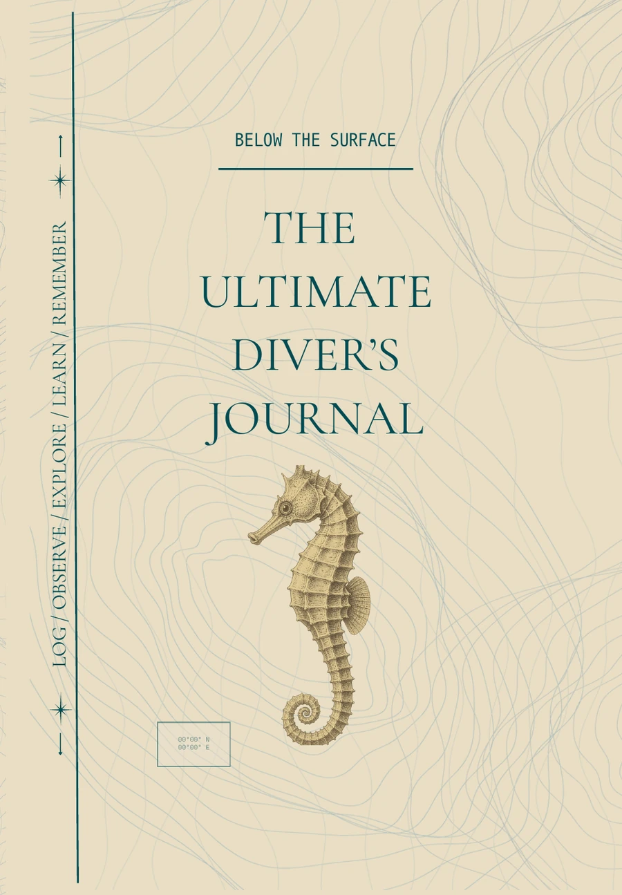Seahorse Below the Surface journal cover